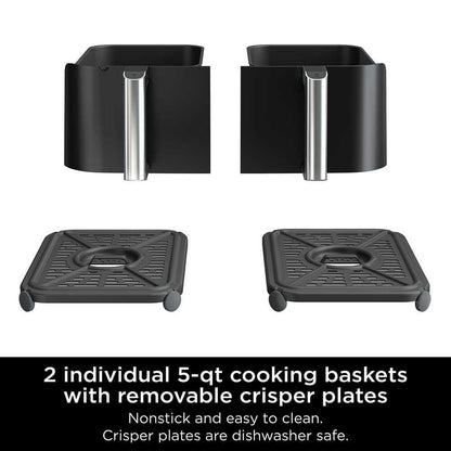 🔥Clearance Sale - Air Fryer with 2 Independent Frying Baskets