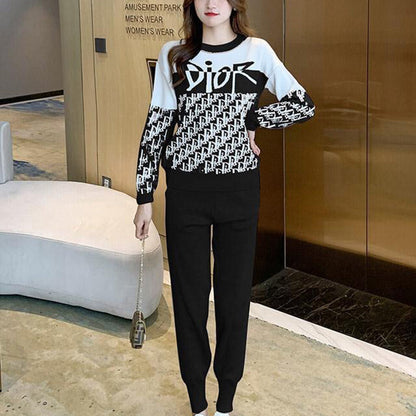 New fashion knitted casual set PD1023101812