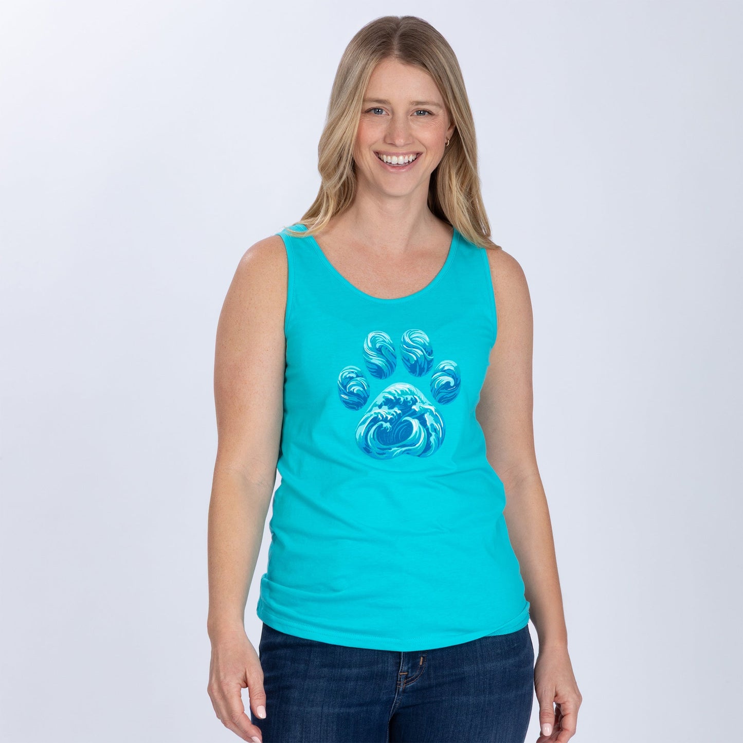 Paw Waves Tank Top