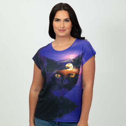 Sunset Cat Tee
