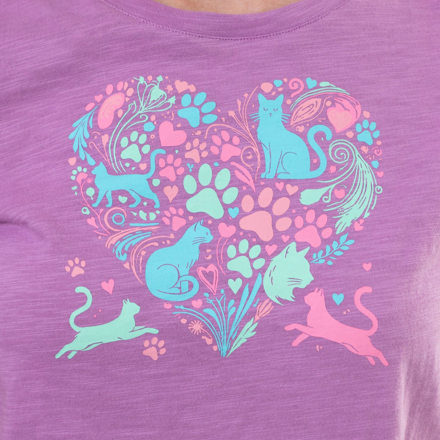 Heart & Pets Cotton Slub Tee