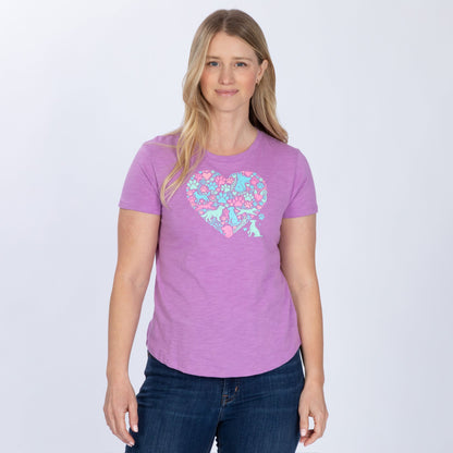 Heart & Pets Cotton Slub Tee