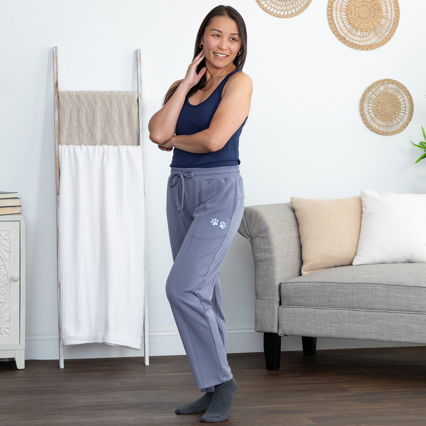 Paw Print Ultra Soft Modal Pants