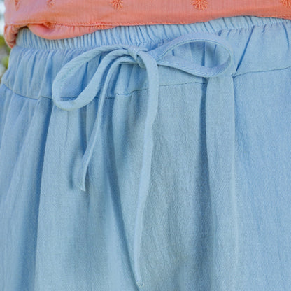 Paw Print Lightweight Cropped Pant