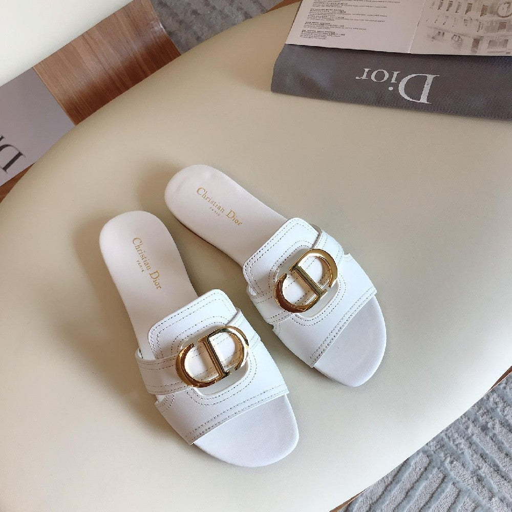 23 New Top Retro Beach Roman Style Street Ins Style Flat Heel Slippers