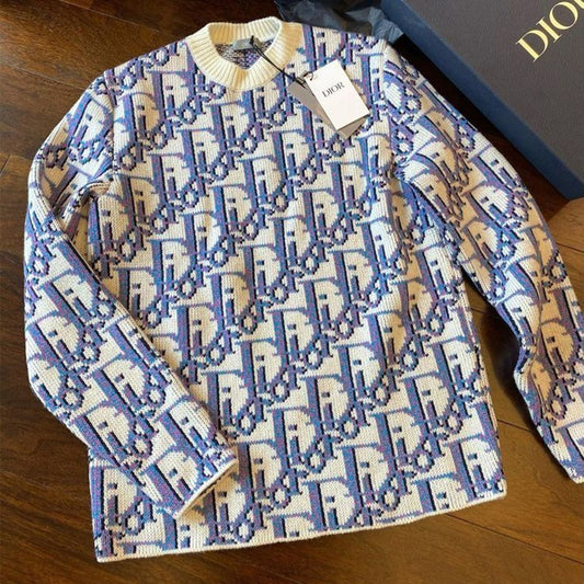 Men's knitted alphabet floral bottoming shirt 0425091210