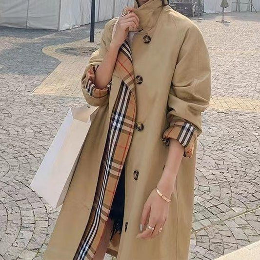 Stylish Patchwork Style Cotton Coat 0823122602