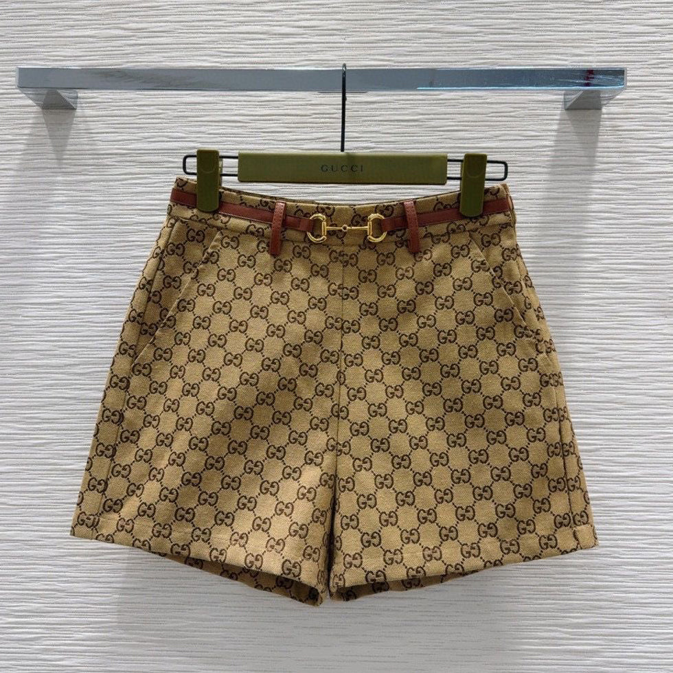 25 Ladies New Double G Jacquard Shorts PD0425031402