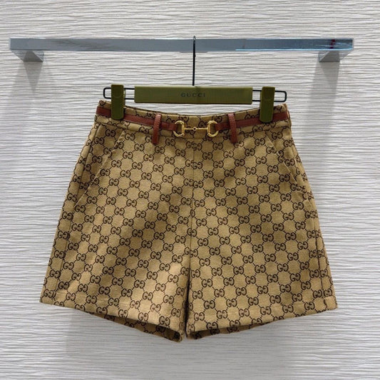 25 Ladies New Double G Jacquard Shorts PD0425031402