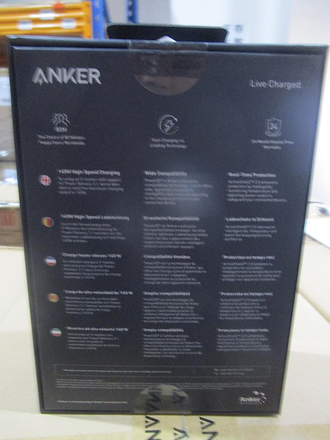 Anker 737 Power Bank (PowerCore 24K), 24,000mAh 3-Port Portable Charger with 140W Output, Smart Digital Display, Compatible with iPhone 14/13 Series, Samsung, MacBook, Dell, AirPods, and More