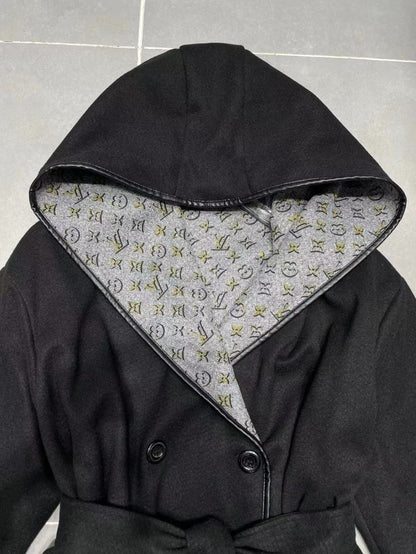 Autumn Classic Double-breasted Wrap-up Coat 0123112201