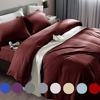 Super Soft 1800 Thread Count Luxury Egyptian Wrinkle Hypoallergenic 6 pcs Bed Sheet Set