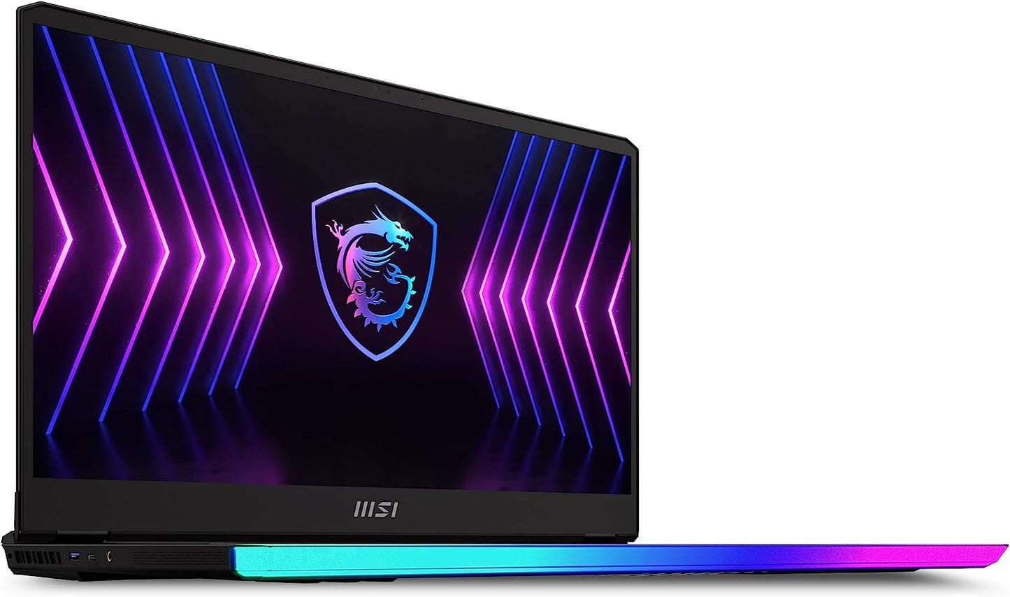 MSI GE77HX Raider 17.3" 360Hz (Intel 12th Gen i7-12800HX, NVIDIA GeForce RTX 3080 Ti 16GB 175W, 64GB DDR5 RAM, 4TB PCIe SSD) FHD Thin Bezel Gaming Laptop, Thunderbolt 4, RGB Backlit, Win 11 Home