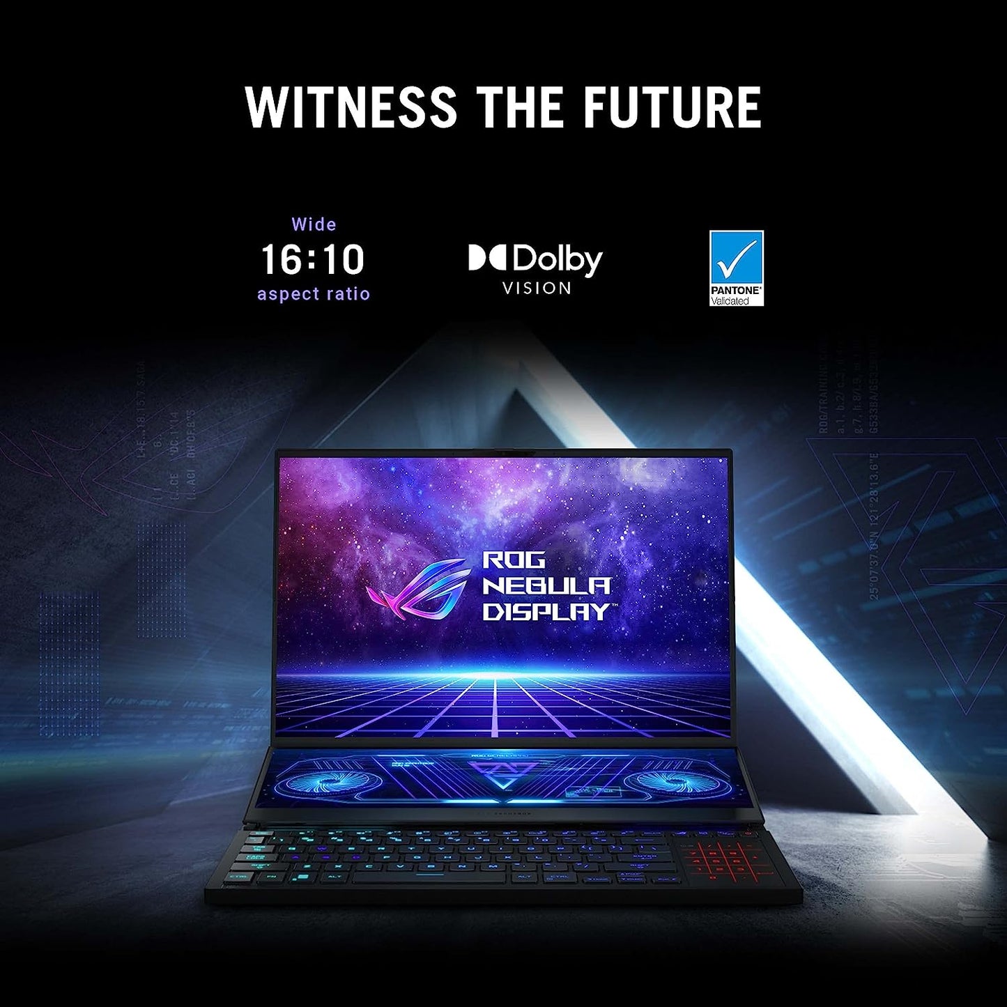 ASUS ROG Zephyrus Duo 16 (2022) Gaming Laptop, 16” Mini LED 240Hz/3ms, QHD 16:10 Display, 100% DCI-P3, NVIDIA GeForce RTX 4080, AMD Ryzen 9 7945HX, 32GB DDR5, 1TB SSD, Windows 11 Pro, GX650PZ-XS96