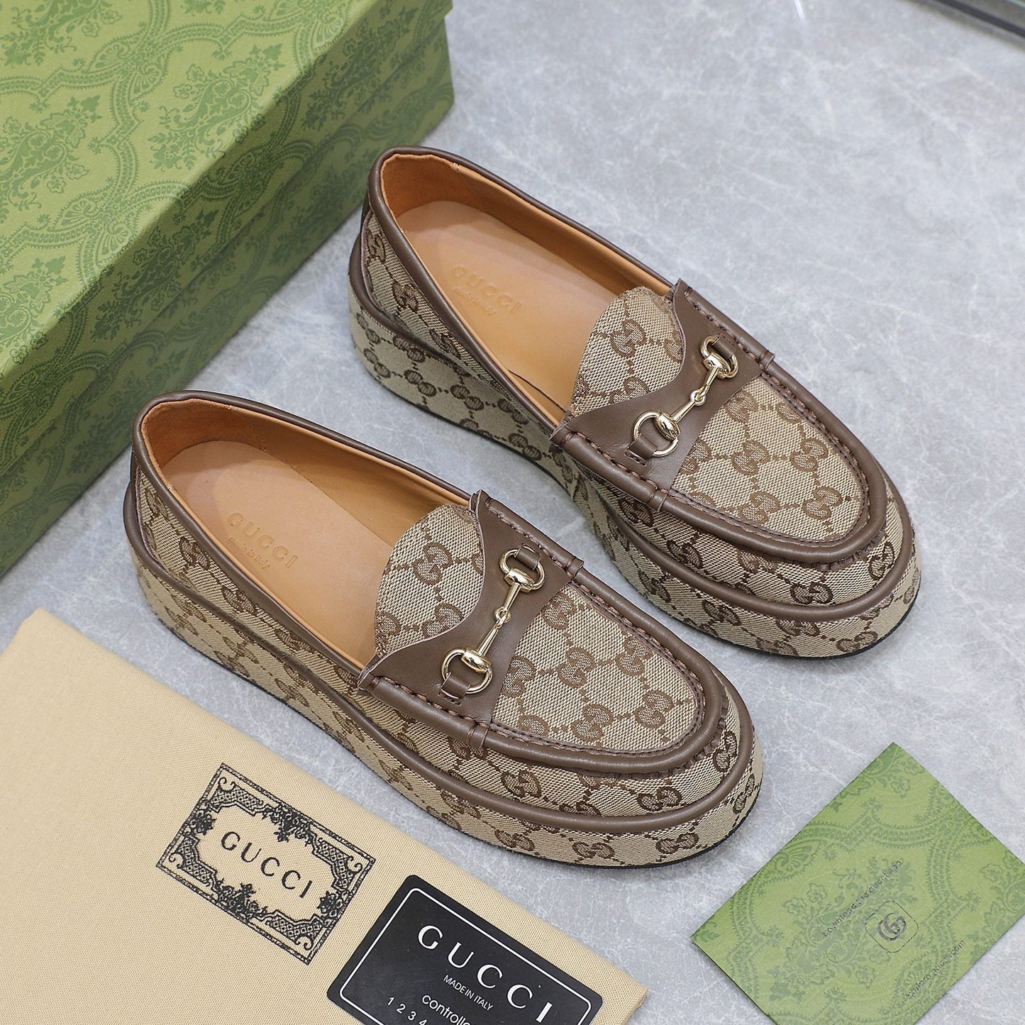 New Luxury G Platform Slip-on Shoes 0424082622