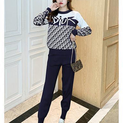 New fashion knitted casual set PD1023101812