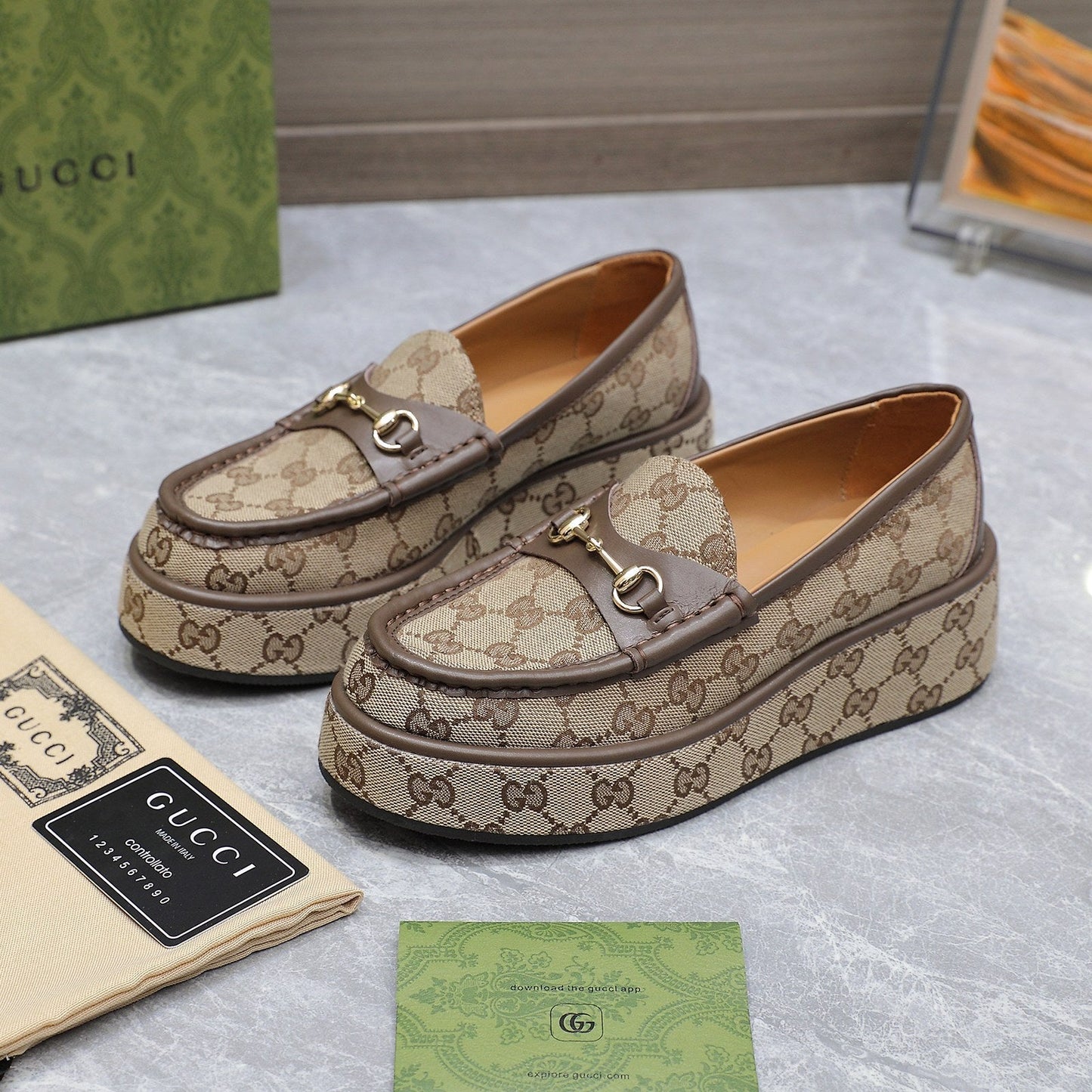 New Luxury G Platform Slip-on Shoes 0424082622