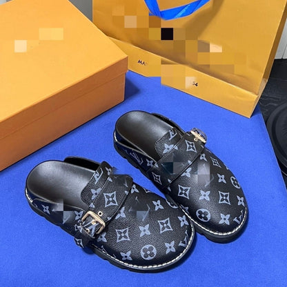 23/24 Classic V Logo printed round toe unisex slippers PD 0423111403