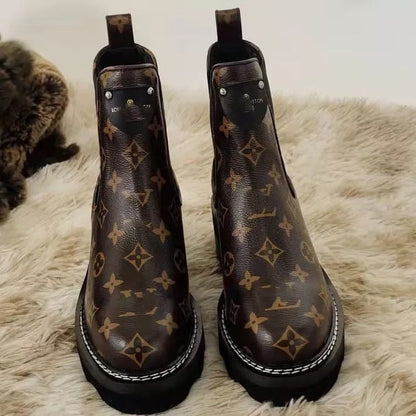 New Women Luxury Print Winter Boot
