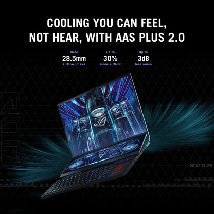ASUS ROG Zephyrus Duo 16 (2022) Gaming Laptop, 16” Mini LED 240Hz/3ms, QHD 16:10 Display, 100% DCI-P3, NVIDIA GeForce RTX 4080, AMD Ryzen 9 7945HX, 32GB DDR5, 1TB SSD, Windows 11 Pro, GX650PZ-XS96