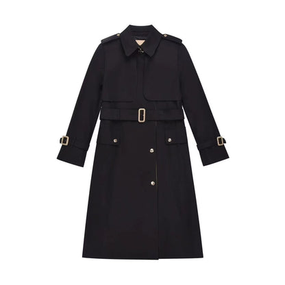 Long Check Collar Castleford Trench Coat PD0425080501