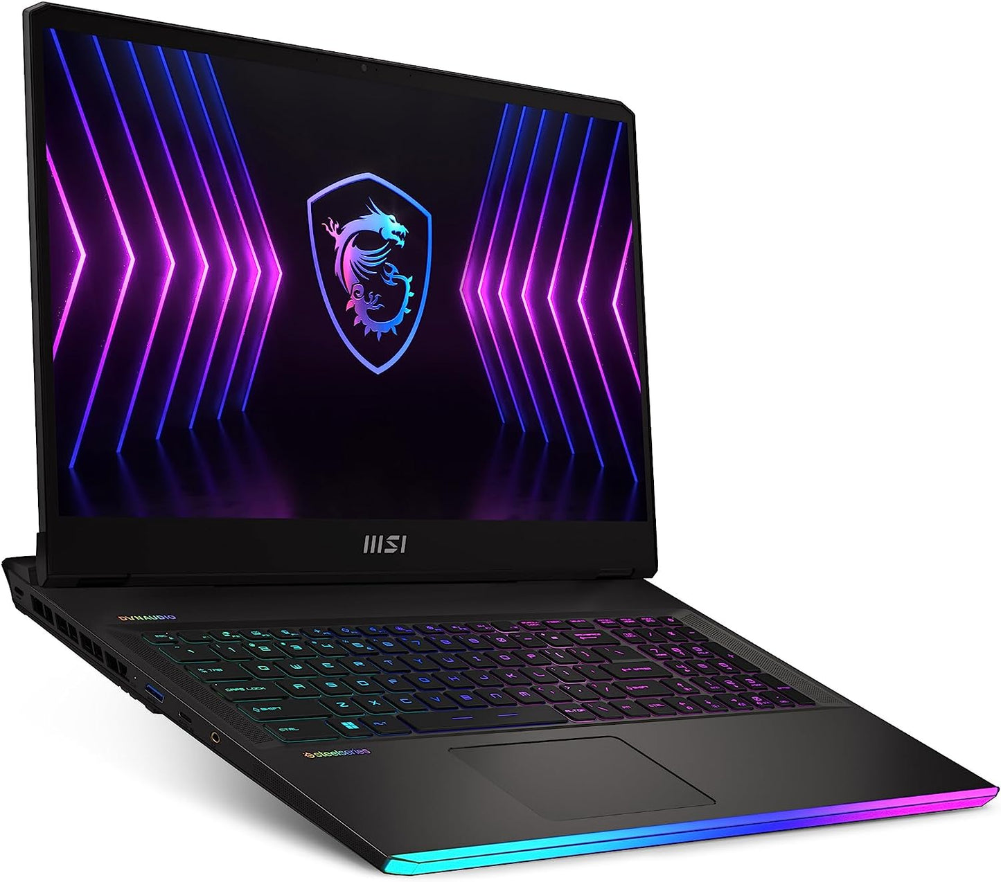 MSI GE77HX Raider 17.3" 360Hz (Intel 12th Gen i7-12800HX, NVIDIA GeForce RTX 3080 Ti 16GB 175W, 64GB DDR5 RAM, 4TB PCIe SSD) FHD Thin Bezel Gaming Laptop, Thunderbolt 4, RGB Backlit, Win 11 Home