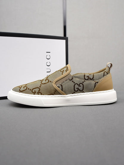 New Classic G Logo Canvas Casual Fashion Slip-on Shoes XC0424040801