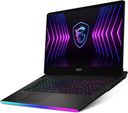 MSI GE77HX Raider 17.3" 360Hz (Intel 12th Gen i7-12800HX, NVIDIA GeForce RTX 3080 Ti 16GB 175W, 64GB DDR5 RAM, 4TB PCIe SSD) FHD Thin Bezel Gaming Laptop, Thunderbolt 4, RGB Backlit, Win 11 Home