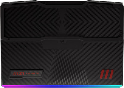 MSI GE77HX Raider 17.3" 360Hz (Intel 12th Gen i7-12800HX, NVIDIA GeForce RTX 3080 Ti 16GB 175W, 64GB DDR5 RAM, 4TB PCIe SSD) FHD Thin Bezel Gaming Laptop, Thunderbolt 4, RGB Backlit, Win 11 Home