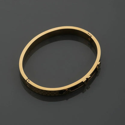 Bracelet Titanium Steel Women's Light Luxury Old Flower Bracelet 1024050903