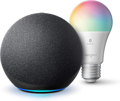 Echo (4th Gen) | With premium sound, smart home hub, and Alexa | Glacier White