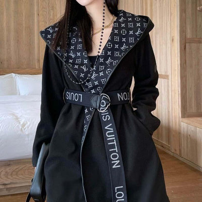 Autumn Classic Double-breasted Wrap-up Coat 0123112201