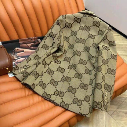 23 New G jacquard large letter suit