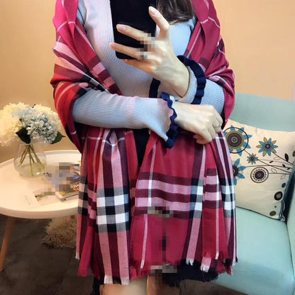 New Warm Shawl Jacquard Scarf Cotton Scarf 1023121502