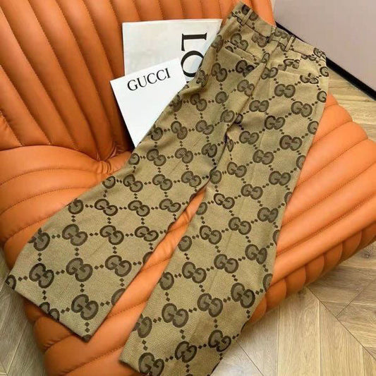 23 New G jacquard large letter suit