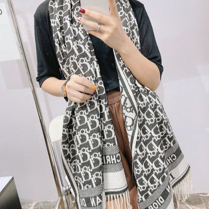 Fashion thick fringed shawl PD1023080130