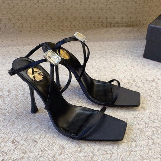 New Diamond Satin Sandal 0425020504