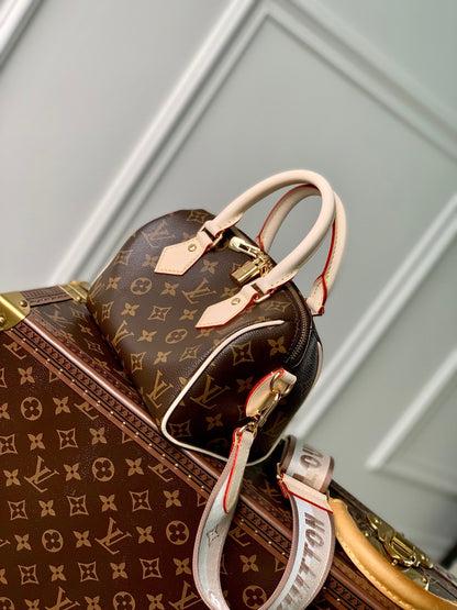 Speedy Bandouliere 20 Monogram Beige Strap 0423112121
