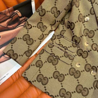 23 New G jacquard large letter suit
