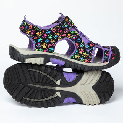 Walking Paws Adjustable Closed Toe Sport Sandals