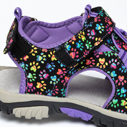Walking Paws Adjustable Closed Toe Sport Sandals