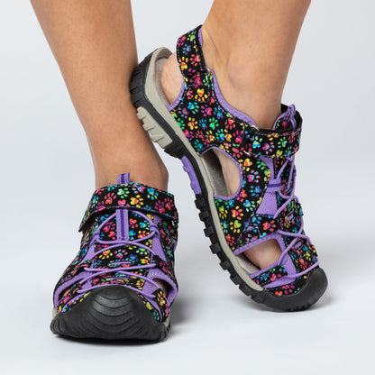 Walking Paws Adjustable Closed Toe Sport Sandals