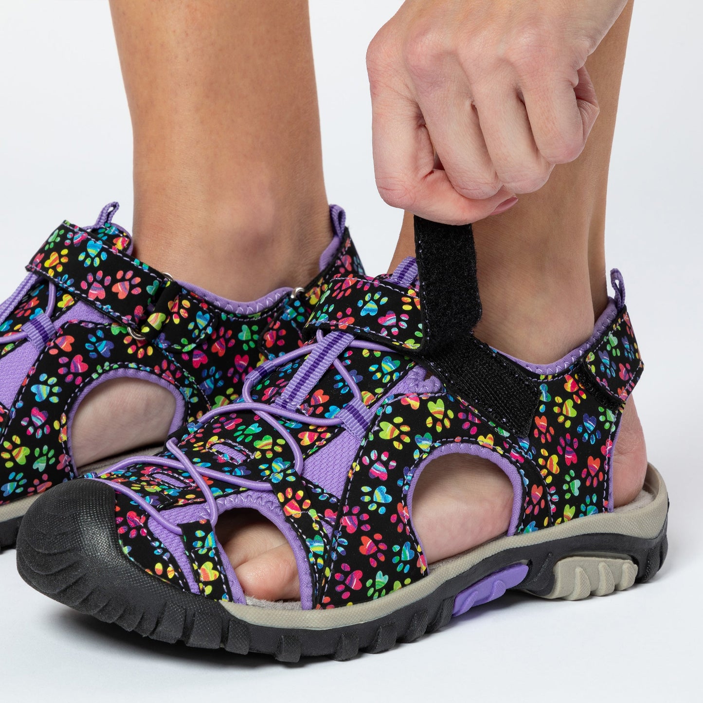 Walking Paws Adjustable Closed Toe Sport Sandals