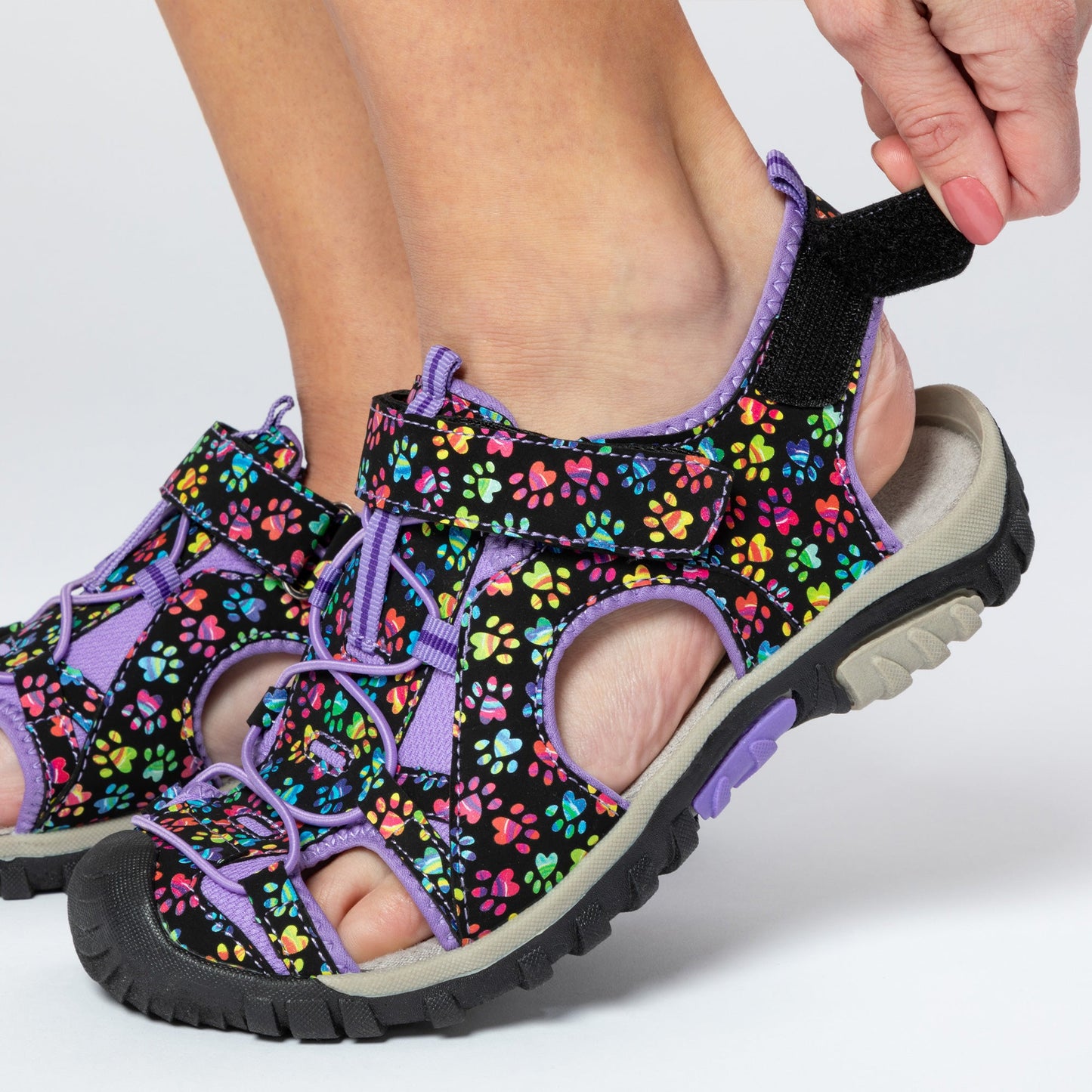 Walking Paws Adjustable Closed Toe Sport Sandals