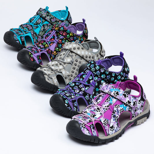 Walking Paws Adjustable Closed Toe Sport Sandals
