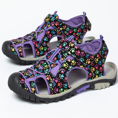 Walking Paws Adjustable Closed Toe Sport Sandals