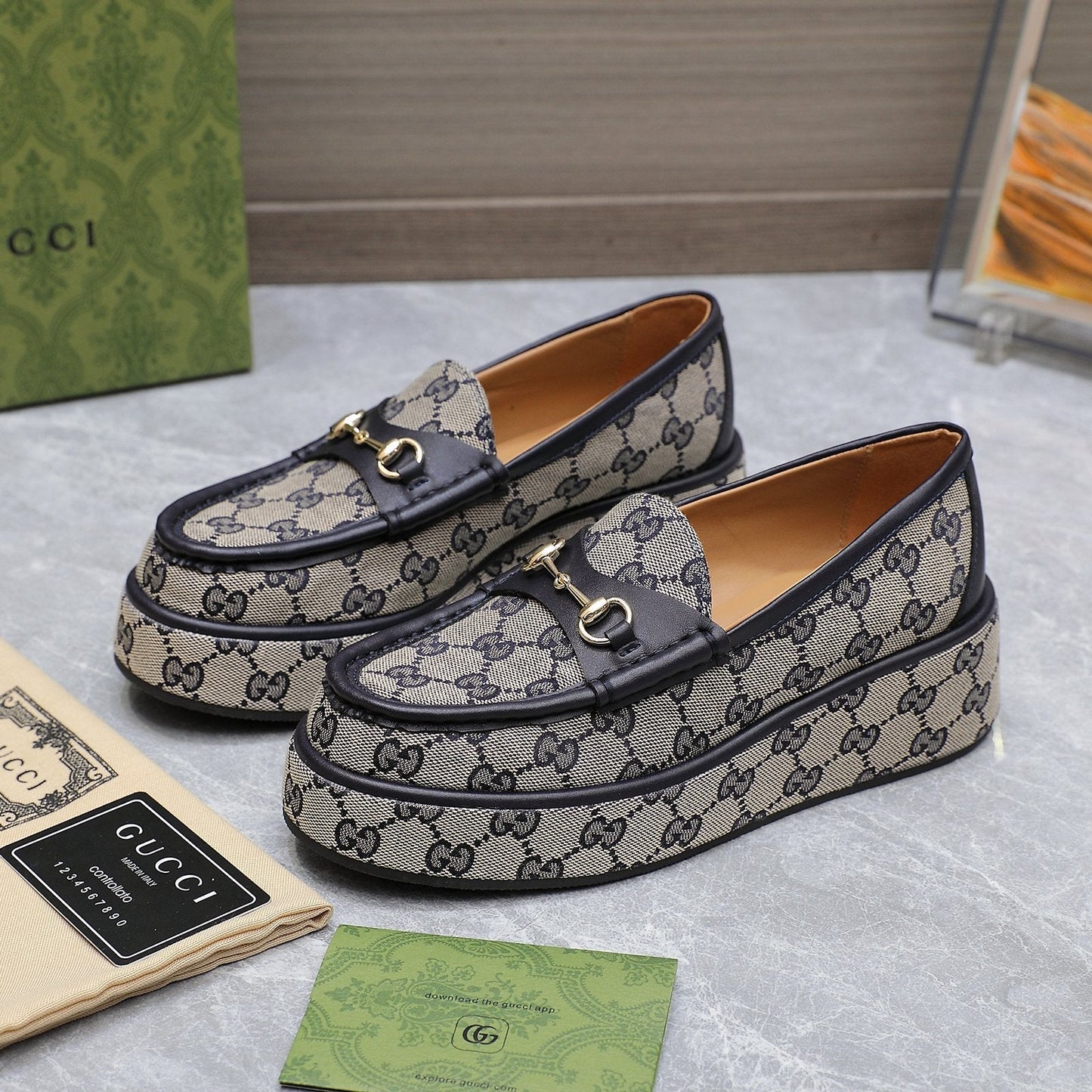 New Luxury G Platform Slip-on Shoes 0424082622