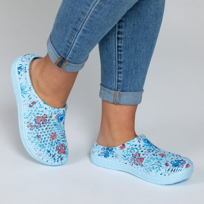Rainbow Paw Slip-On Clogs