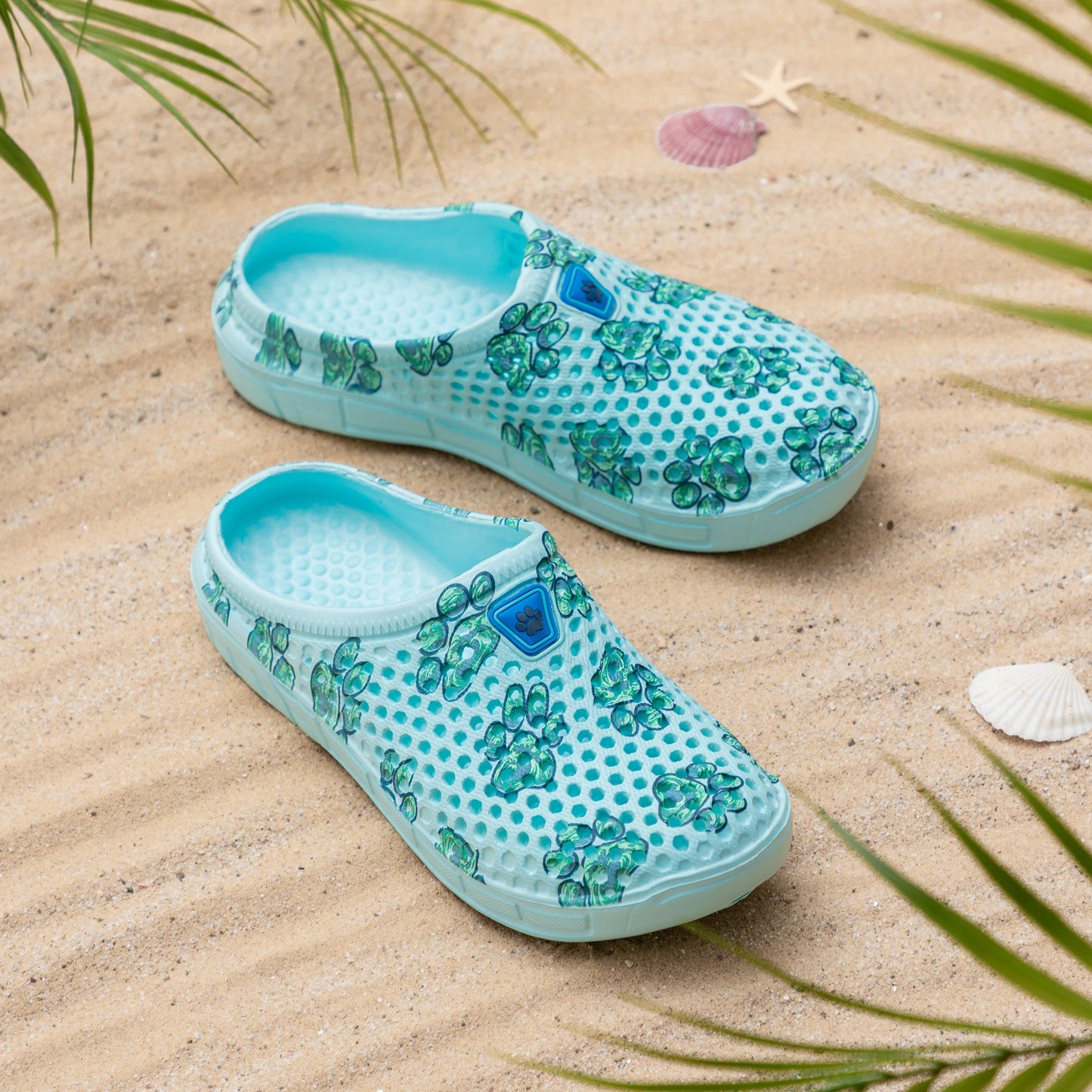 Rainbow Paw Slip-On Clogs