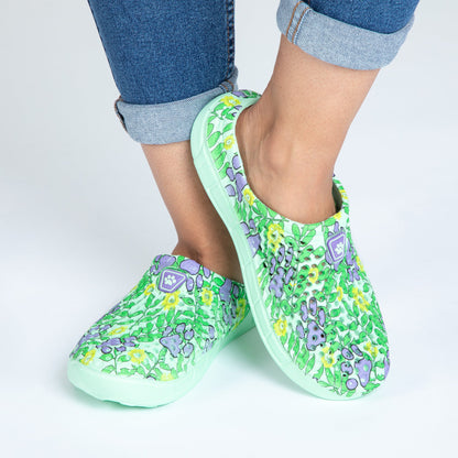 Rainbow Paw Slip-On Clogs